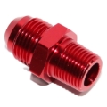-8AN Male to 3/8NPT Male Thread Aluminum Anodized Hose End Fitting Adapter Red