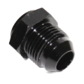 -8AN Male to Weld-On Thread Flare Aluminum Hose End Fitting Adapter Black