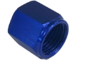 Picture of 1Pcs -6AN AN6 Female AN Flare Fitting Cap Block off Nut Aluminum Alloys Blue