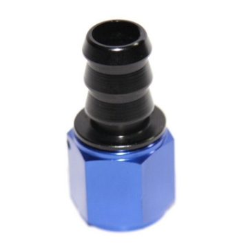 1x 10AN AN-10 Straight Push ON Lock Hose Fitting Oil/Fuel/Gas Line Adapter Blue