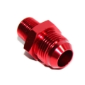 1x -10AN Male to 3/8NPT Male Flare Thread Aluminum Hose End Fitting Adapter Red