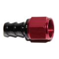 1x 8AN AN-8 Straight Swivel Fuel Oil Gas Line Push-on Lock Hose End Fitting Red