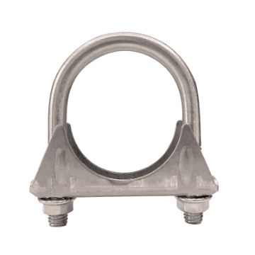 Picture of 2" Exhaust Muffler Clamp U-Bolt Saddle Style For 2" Pipe T201 stainless steel
