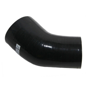 2" to 2.5" 51mm-63mm ID Silicone 45 Degree Elbow Reducer Turbo Pipe Hose Black