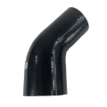 2" to 2.5" 51mm-63mm ID Silicone 45 Degree Elbow Reducer Turbo Pipe Hose Black