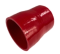 Picture of 2.5" to 2.25" I.D. Universal 4-Ply Straight Silicone Hose Coupler Red with Clamp