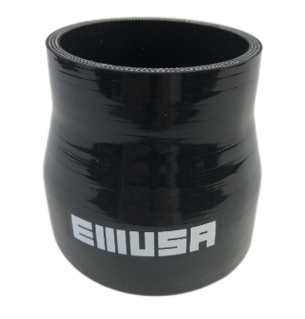 Picture of 2.5" to 3" Coupler Black Straight Silicone Reducer Hose 4 layer polyester New