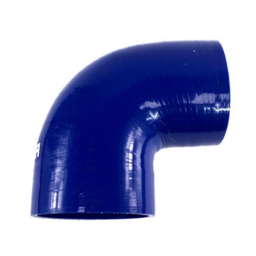 3" to 3" 4-Ply Universal Blue 90 Degree Elbow Coupler Reducer Silicone Hose