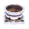 3" V-Band Flange to GT35 4 Bolts Flange Adapter for Garrett GT3582 Procision