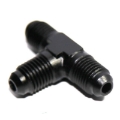 3-Way Tee T-Piece Fitting Adapter AN4 4-AN Male to 2X AN4 4-AN Male BLACK