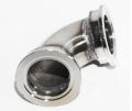 Picture of 38MM V-band Wastegate Exhaust Dump Tube Pipe+44MM 90 Degree Elbow Inlet Adapter