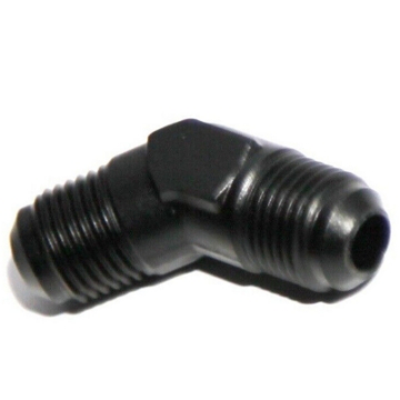 45 Degree AN6 6AN to AN-6 Male Swivel Fuel Oil Gas Line Fitting Adapter Black