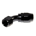 45 Degree Black -10AN AN10 Swivel Oil/Fuel/Gas Line Hose End Fitting Adapter