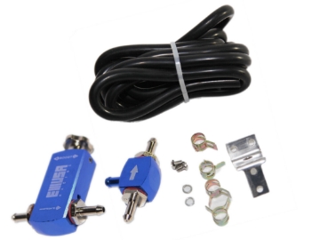 Picture of Aluminum In-Cabin Manual Adjustable 1-30 PSI Controller Kit Blue