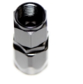 Picture of AN-6 Aluminum Straight Swivel Fuel Oil Gas Line Hose End Fitting Adapter Black