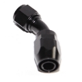 Black -12AN AN12 45 Degree Swivel Oil/Fuel/Gas Line Hose End Fitting Adapter