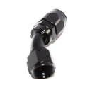 Black -12AN AN12 45 Degree Swivel Oil/Fuel/Gas Line Hose End Fitting Adapter