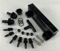 Picture of Black 1/8NPT 6 Port Vacuum Manifold Kit fit Turbo Boost Intake Manifold 