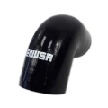 Black 2.5" Inch 90 DEGREE Silicone Pipe Intercooler Coupler Hose Turbo