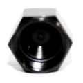 Black -8 AN Female AN Flare Fitting Cap 8 AN Block Off Aluminum High Quality
