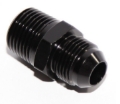 Black -8AN Male to 1/2NPT Male Thread Aluminum Anodized Hose End Fitting Adapter