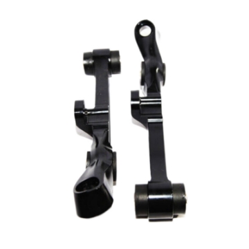 Black Front Left Right Lower Forward Aluminum Control Arm Kit For Nissan 350Z