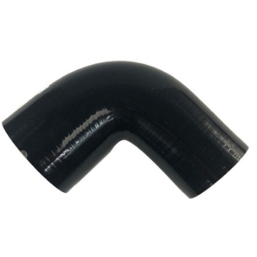 Brand NEW 2" To 2.5" Black 90 Degree Silicone hose Coupler 4 layer polyester