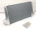Picture of EMUSA Aluminum Polished Intercooler overall size 25" x13" x3", 3" Inlet/Outlet