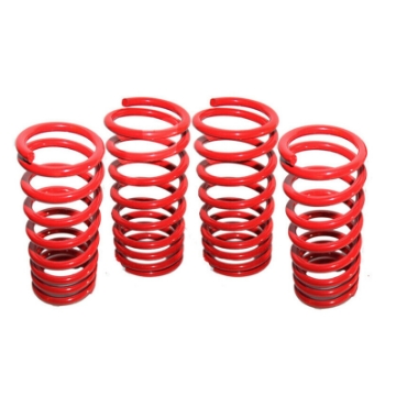EMUSA Red Coil Lowering Spring Set 2" Drop For 01-05 Lexus IS300 Wagon/Sedan