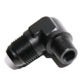 (one) 90 Degree AN10 10AN Male to 3/8NPT Male Fuel Oil Gas Line Fitting Adapter