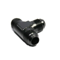 (one) AN10 10-AN Male to 2x AN10 10-AN Male 3-Way Tee T-Piece Fitting Adapter