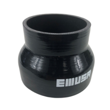 (one)Black 3" to 4" Silicone Straight Reducer Coupler Turbo Intercooler Kits