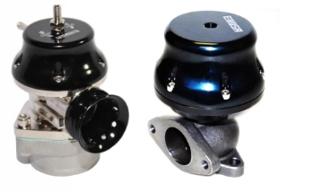 Picture of RS Style Universal Billet BOV Blow off valve 35/38MM Adj.Wastegate 2-Bolt BLACK