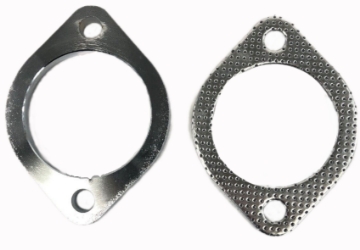 Picture of Universal 2-Bolt 3" Exhaust System Flange+Gasket Mild Steel