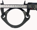 Picture of Universal 2-Bolt 3" Exhaust System Flange+Gasket Mild Steel