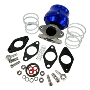 Universal 35MM/38MM Adjustable External Wastegate 2-Bolt Blue