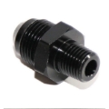 Universal 8AN AN-8 to 1/4NPT Male Thread Black Aluminum Anodized Fitting Adapter