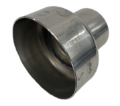 Picture of Universal Stainless Steel T201 Exhaust Piping Reducer 4" to 2.5" O.D.